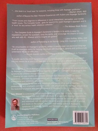The Complete Guide to Asperger's Syndrome/ Tony Attwood/ 2007