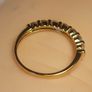 14kt Gold Filled Moissanite Band Ring Image 7