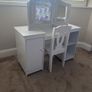 Kids deluxe vanity with chair, mirror and storage Image 3