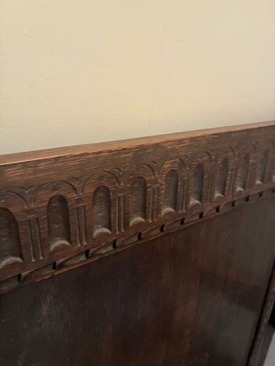 A pair of Wainscot oak chairs