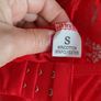 red non padded lace bodysuit fits sm Image 2