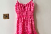 Summer dress with front tie
