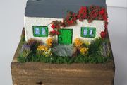 Handcrafted tiny wooden cottage
