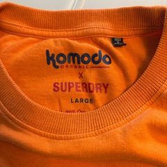 Superdry Komodo T-shirt orange size L