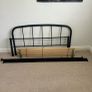 Double Bed - Black Metal Frame & Mattress Image 4