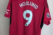t-shirt, Adidas authentic Manchester United 23/24 Home Jersey hojlund 9