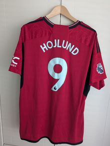 t-shirt, Adidas authentic Manchester United 23/24 Home Jersey hojlund 9
