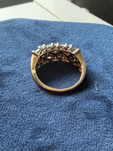 14k White Gold Diamond Ring