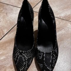 Ecco snake high heels size 4 (37 European size) 6 cm heel REAL LEATHER
