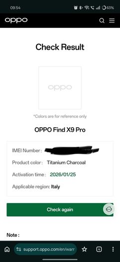 Oppo Find X9 Pro 16/512Gb European Version