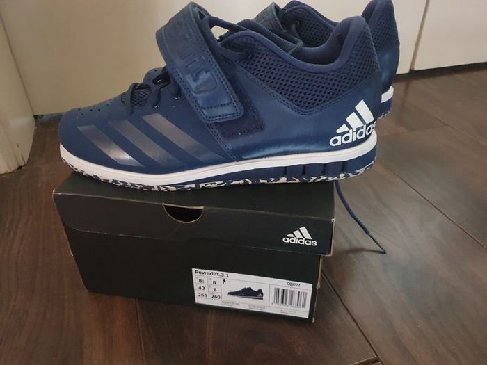 Adidas Mens Powerlift 3.1 Weightlifting Shoes - size 8 UK