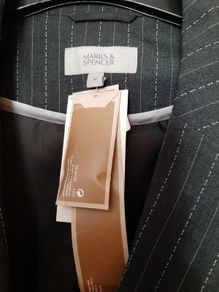 New suit jacket marks & Spencer tag attached