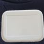 Enamel bread bin white vintage farmhouse Image 8