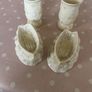 Vintage Belleek China Psir bud vases & Pair of Rowing boats Image 2