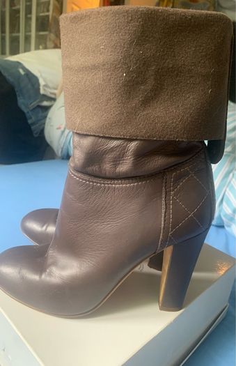 Chanel brown boots