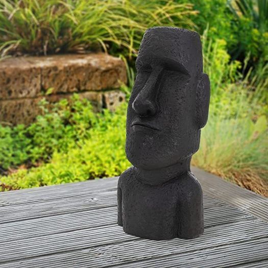 Easter island head figure Moai Rapa NUI Head Figurine High , cast stone resin