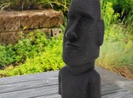 main image for ad Easter island head figure Moai Rapa NUI Head Figurine High , cast stone resin