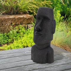 Easter island head figure Moai Rapa NUI Head Figurine High , cast stone resin