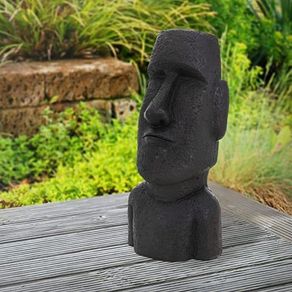 Easter island head figure Moai Rapa NUI Head Figurine High , cast stone resin