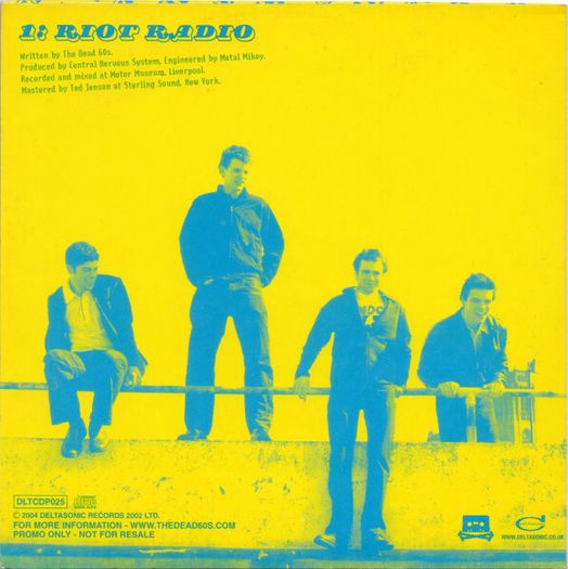 The Dead 60s "Riot Radio" CD, Single, Promo