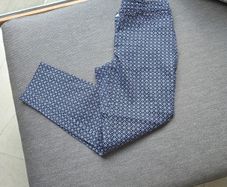 Navy geometric ladies trousers uk8 bnwot