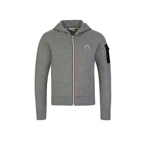 Moncler genuine boy's grey hoodie size 8A 130 cm Postage included