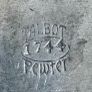 Antique Arts and Crafts Talbot hammered pewter table lamp c1930 Image 7
