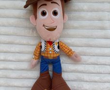 Toy Story Woody Plush approx. 13 inches Posh paws Used HIS head is falling down Please look at the pictures