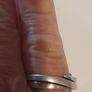 Heavy Fossil sterling silver ring Image 3