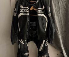 leather motorcycle suit