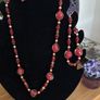 Murano Glass Necklace, Bracelet and Earring Set Image 7