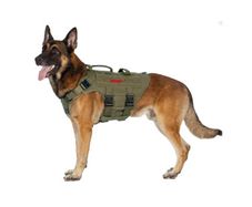 OneTigris X Destroyer Tactical Dog Harness 2 or 3 Handles Heavy Duty Dog Vest with Metal Buckles