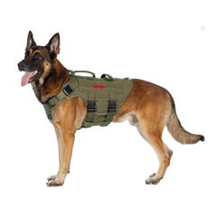 OneTigris X Destroyer Tactical Dog Harness 2 or 3 Handles Heavy Duty Dog Vest with Metal Buckles
