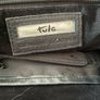 Tula black leather tote bag with a shoulder strap. Image 9