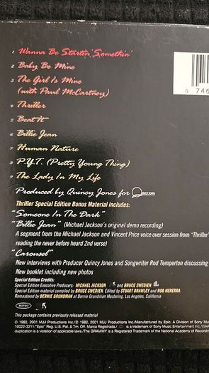 Michael Jackson - Thriller. Special Edition.