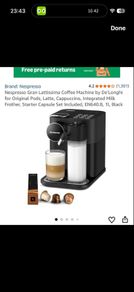 Nespresso Gran Lattissima- Coffee Machine