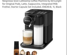 Nespresso Gran Lattissima- Coffee Machine