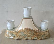 Green Marble Royal Tara Candle Holder
