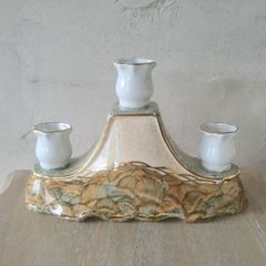 Green Marble Royal Tara Candle Holder