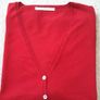 Sfera red cardigan Image 2