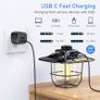 FREE EXPRESS SHIPPING Camping Lantern, Rechargeable Retro Camping Tent Lights Lamp Image 2
