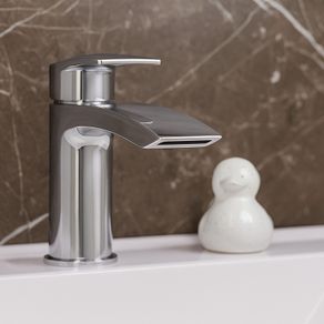 Waterfall Basin Mixer Tap | Chrome