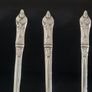 Collection of 5 Vintage Newbridge Silverware Apostle Spoons Image 5