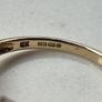9ct Gold cluster Ring , Hallmarked , Size N, 2,2g. Image 7
