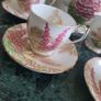 Antique - Bell - "Lovers Lane" bone china coffee set for four Image 3