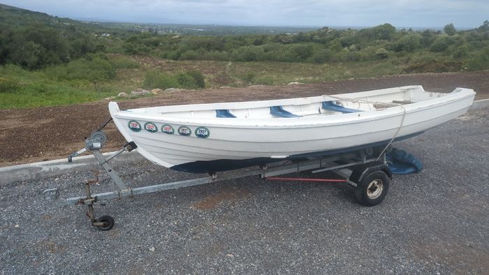 Lake Boat and Boat Trailer