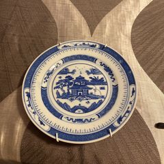 Plate with wall hanger included.