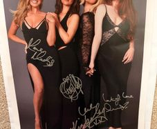 Girls Aloud signed poster from tour