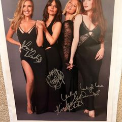 Girls Aloud signed poster from tour