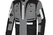 MZB Thunder Ladies All Season Motorcycle Touring Waterproof Textile Jacket - Black/Grey